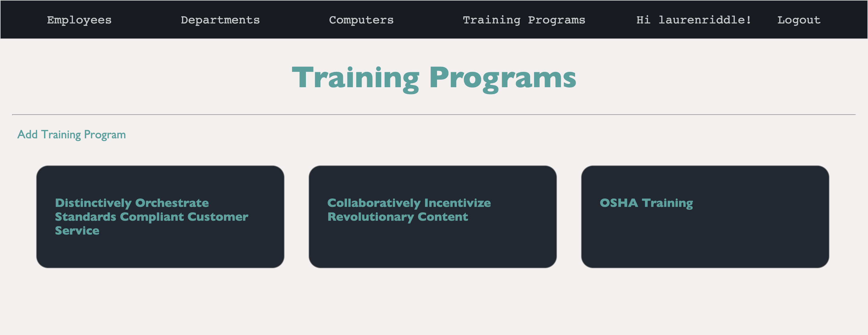 Bangazon Training Programs